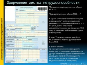 Оплата больничного листа при отказе от мсэ