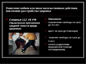 Драка какая статья