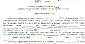 Протокол ооо о реорганизации в форме выделения образец Протокол ооо о реорганизации в форме выделения образец
