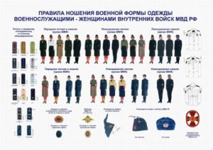 Ношение формы одежды пенсионером мвд